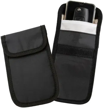 SBG Faraday Bag Universeel Signaal Blokkerende Telefoonzak RFID Zwart