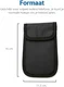 SBG Faraday Bag Universeel Signaal Blokkerende Telefoonzak RFID Zwart afbeelding 3