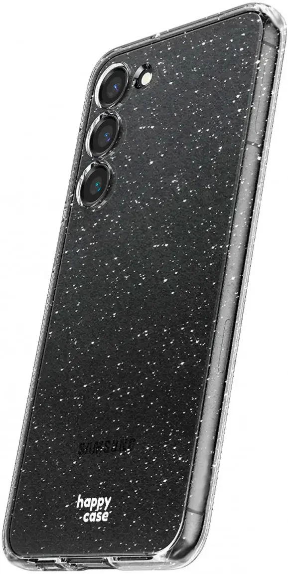 HappyCase Samsung Galaxy S24 Hoesje Flexibel TPU Glitter Print afbeelding 2