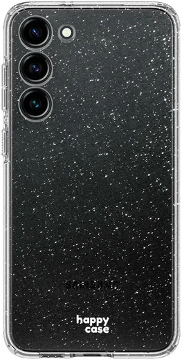HappyCase Samsung Galaxy S24 Hoesje Flexibel TPU Glitter Print afbeelding 1