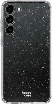 HappyCase Samsung Galaxy S24 Hoesje Flexibel TPU Glitter Print
