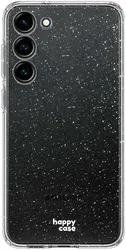HappyCase Samsung Galaxy S24 Hoesje Flexibel TPU Glitter Print afbeelding
