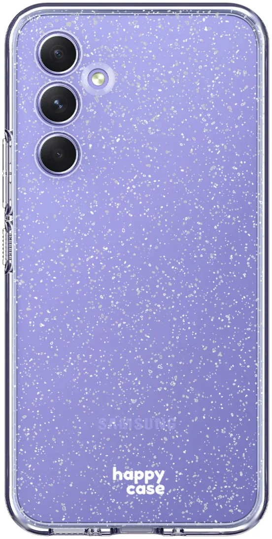 HappyCase Samsung Galaxy S23 FE Hoesje Flexibel TPU Glitter Print afbeelding 1