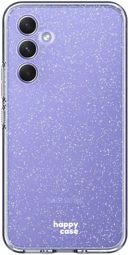 HappyCase Samsung Galaxy S23 FE Hoesje Flexibel TPU Glitter Print afbeelding 1