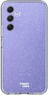 HappyCase Samsung Galaxy S23 FE Hoesje Flexibel TPU Glitter Print