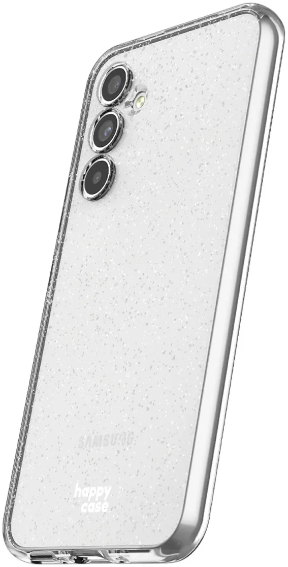 HappyCase Samsung Galaxy S23 FE Hoesje Flexibel TPU Glitter Print afbeelding 2
