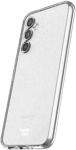 HappyCase Samsung Galaxy S23 FE Hoesje Flexibel TPU Glitter Print afbeelding 2