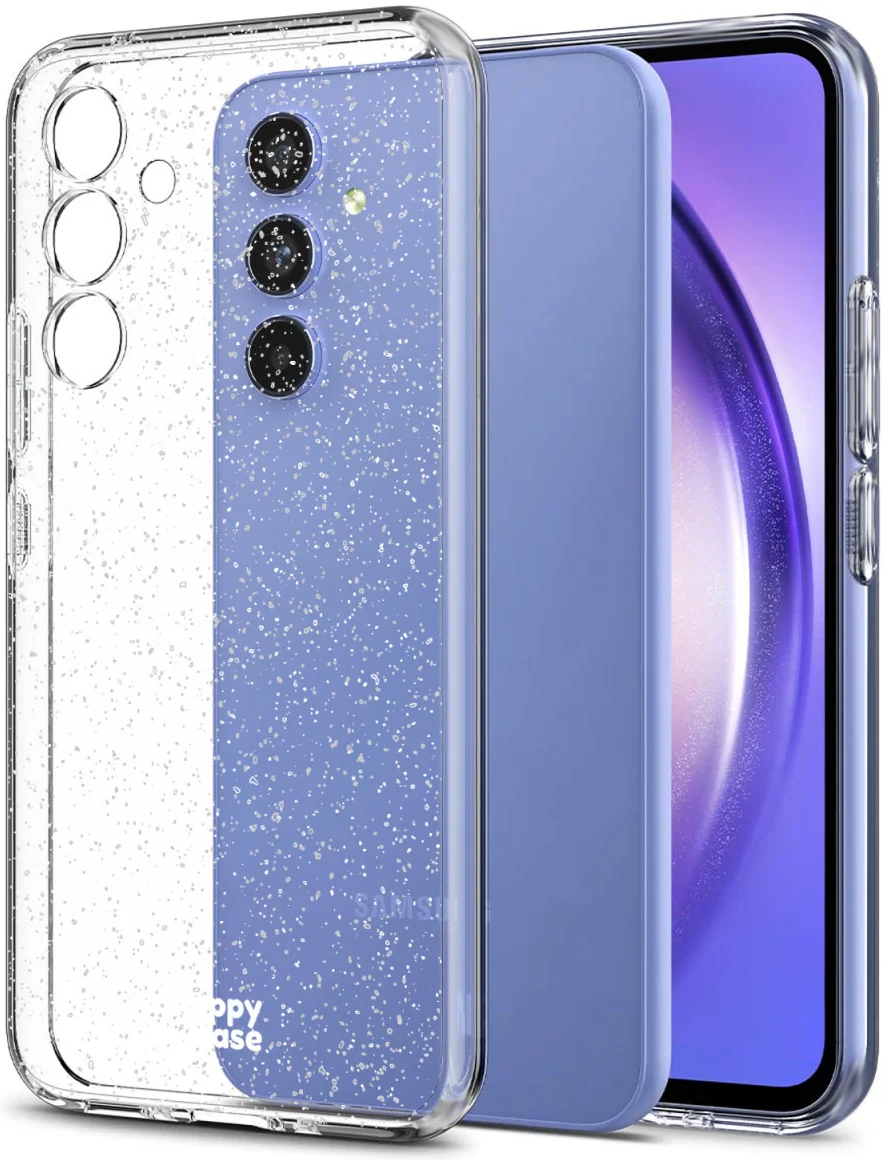HappyCase Samsung Galaxy S23 FE Hoesje Flexibel TPU Glitter Print afbeelding 4