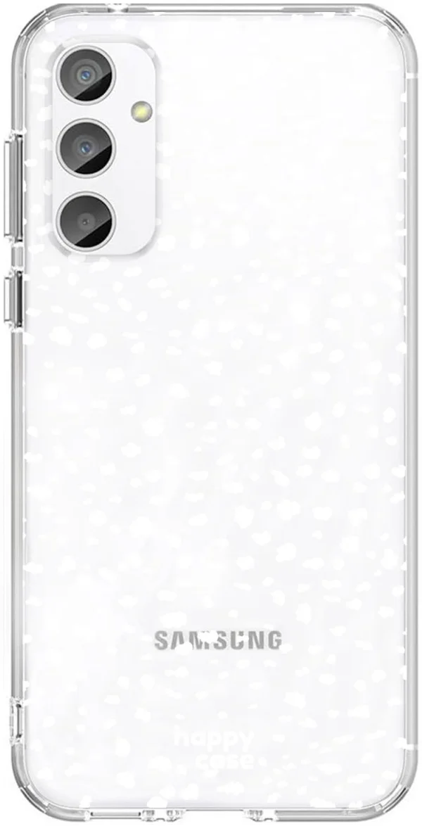 HappyCase Samsung Galaxy S23 FE Hoesje Flexibel TPU Stipjes Print afbeelding 2