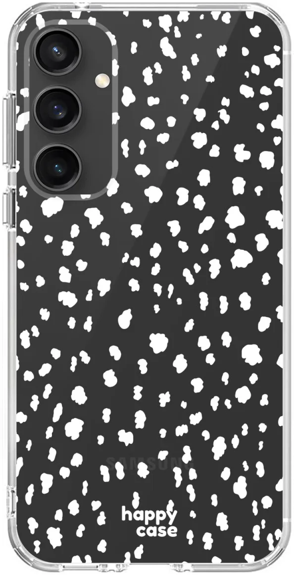 HappyCase Samsung Galaxy S23 FE Hoesje Flexibel TPU Stipjes Print afbeelding 1