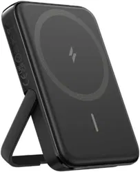 Anker 322 MagGo (7.5W) 5.000 mAh MagSafe Powerbank met Standaard Zwart afbeelding