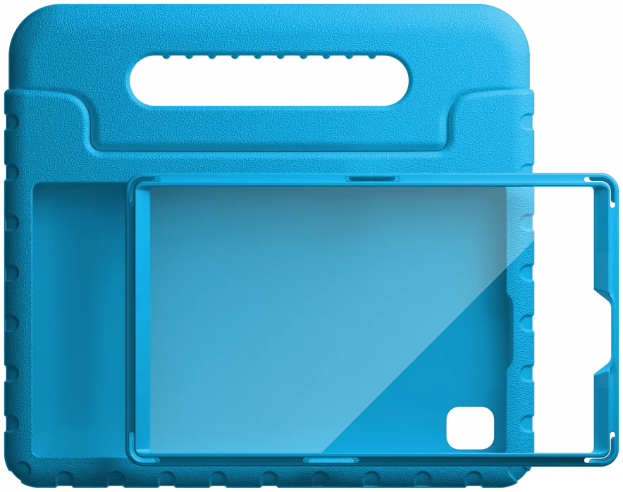 HappyCase Candy+ Samsung Tab A11 / Tab A9 Kinder Hoes met Screenprotector Blauw afbeelding 17