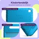 HappyCase Candy+ Samsung Tab A11 / Tab A9 Kinder Hoes met Screenprotector Blauw afbeelding 2