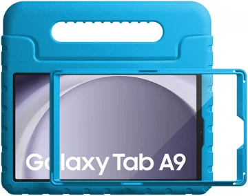 HappyCase Candy+ Samsung Tab A11 / Tab A9 Kinder Hoes met Screenprotector Blauw