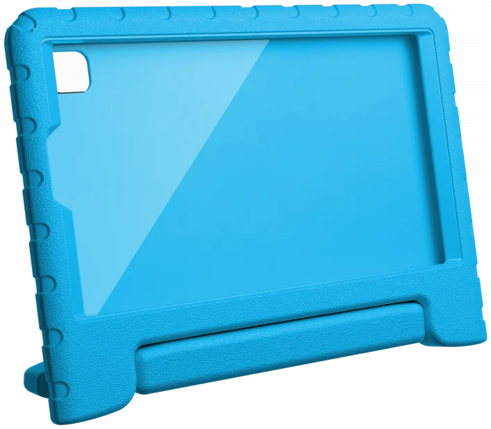 HappyCase Candy+ Samsung Tab A11 / Tab A9 Kinder Hoes met Screenprotector Blauw afbeelding 15