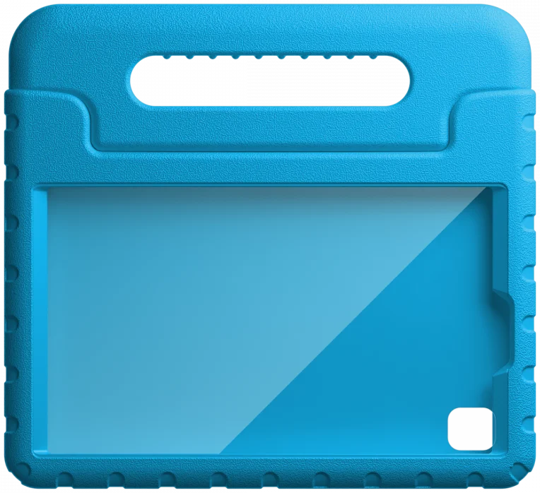 HappyCase Candy+ Samsung Tab A11 / Tab A9 Kinder Hoes met Screenprotector Blauw afbeelding 16