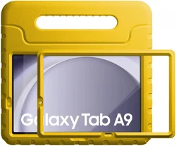HappyCase Candy+ Samsung Tab A11 / Tab A9 Kinder Hoes met Screenprotector Geel afbeelding