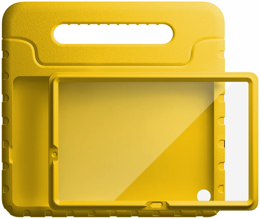 HappyCase Candy+ Samsung Tab A11 / Tab A9 Kinder Hoes met Screenprotector Geel afbeelding 8