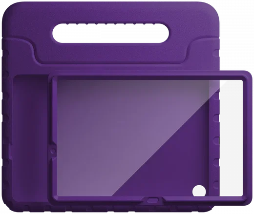 HappyCase Candy+ Samsung Tab A11 / Tab A9 Kinder Hoes met Screenprotector Paars afbeelding 9