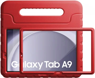 HappyCase Candy+ Samsung Tab A11 / Tab A9 Kinder Hoes met Screenprotector Rood