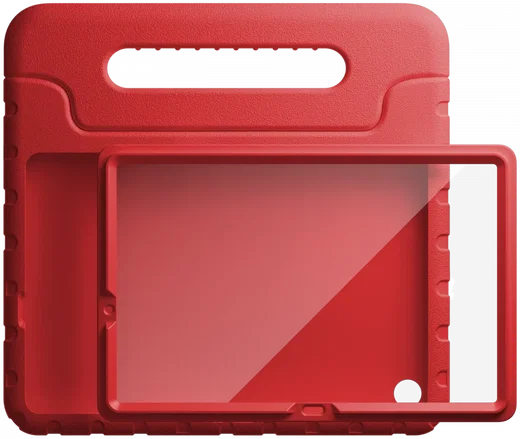HappyCase Candy+ Samsung Tab A11 / Tab A9 Kinder Hoes met Screenprotector Rood afbeelding 9