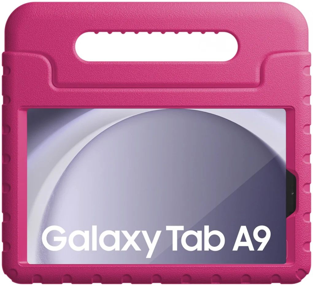 HappyCase Candy+ Samsung Tab A11 / Tab A9 Kinder Hoes met Screenprotector Roze afbeelding 12