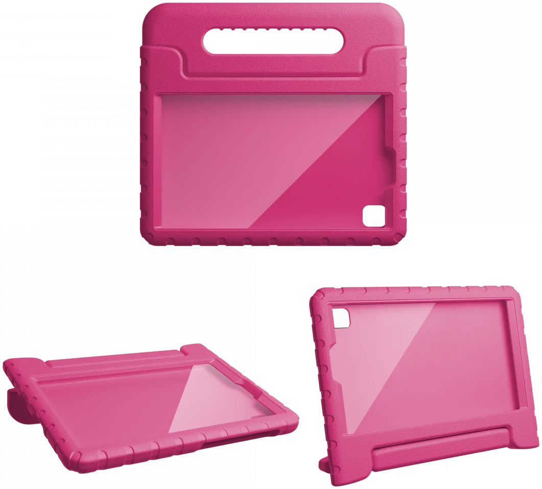 HappyCase Candy+ Samsung Tab A11 / Tab A9 Kinder Hoes met Screenprotector Roze afbeelding 11