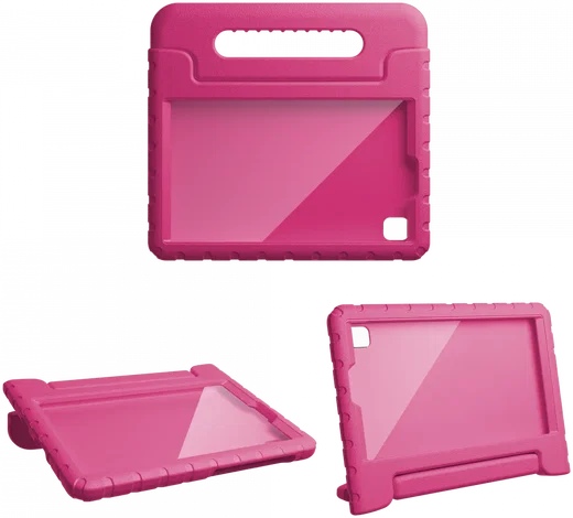 HappyCase Candy+ Samsung Tab A11 / Tab A9 Kinder Hoes met Screenprotector Roze afbeelding 11