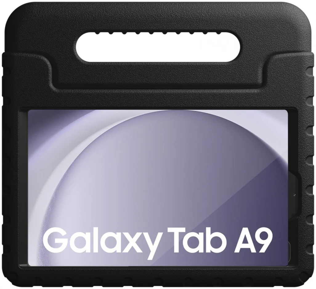 HappyCase Candy+ Samsung Tab A11 / Tab A9 Kinder Hoes met Screenprotector Zwart afbeelding 12