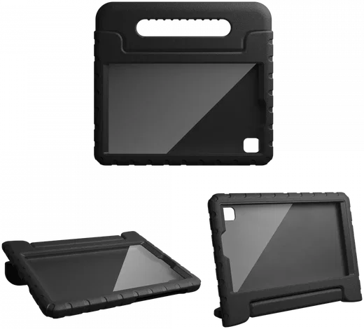 HappyCase Candy+ Samsung Tab A11 / Tab A9 Kinder Hoes met Screenprotector Zwart afbeelding 11