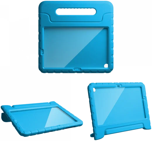 HappyCase Candy+ Tab A11+/A9+ Kinder Hoes met Screenprotector Blauw afbeelding 11