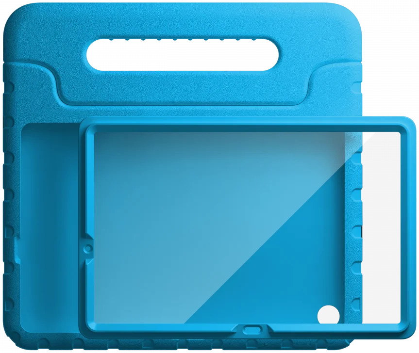HappyCase Candy+ Tab A11+/A9+ Kinder Hoes met Screenprotector Blauw afbeelding 17