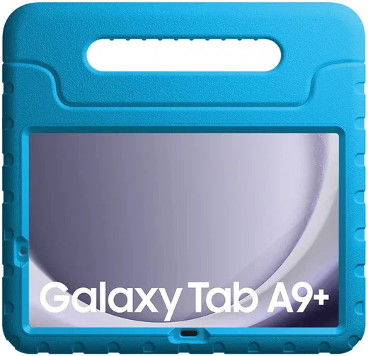 HappyCase Candy+ Tab A11+/A9+ Kinder Hoes met Screenprotector Blauw afbeelding 12