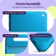HappyCase Candy+ Tab A11+/A9+ Kinder Hoes met Screenprotector Blauw afbeelding 2