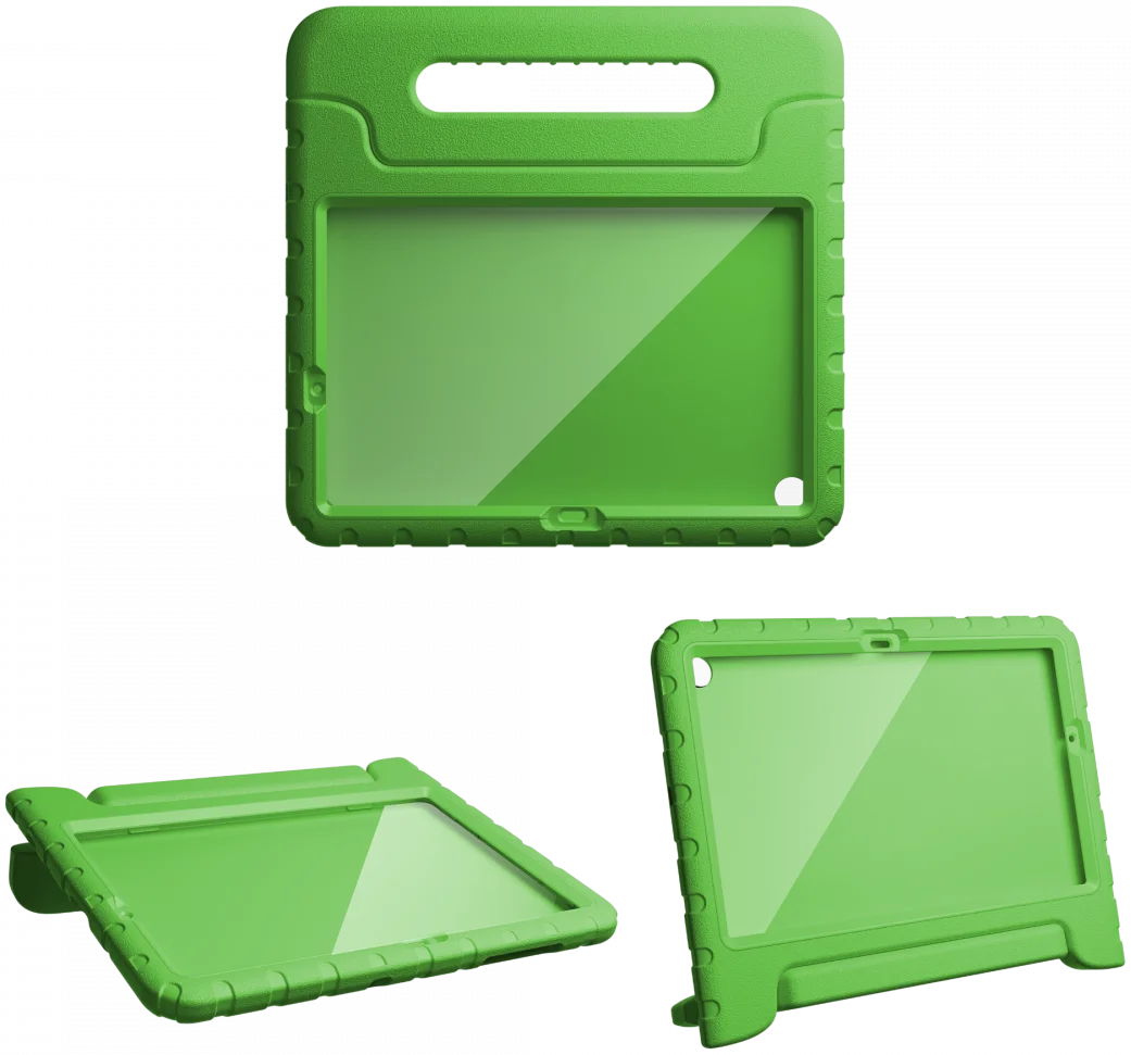 HappyCase Candy+ Tab A11+/A9+ Kinder Hoes met Screenprotector Groen afbeelding 11