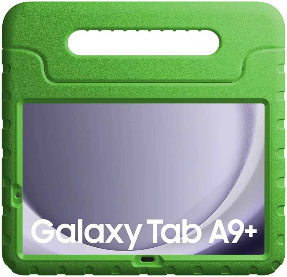 HappyCase Candy+ Tab A11+/A9+ Kinder Hoes met Screenprotector Groen afbeelding 12