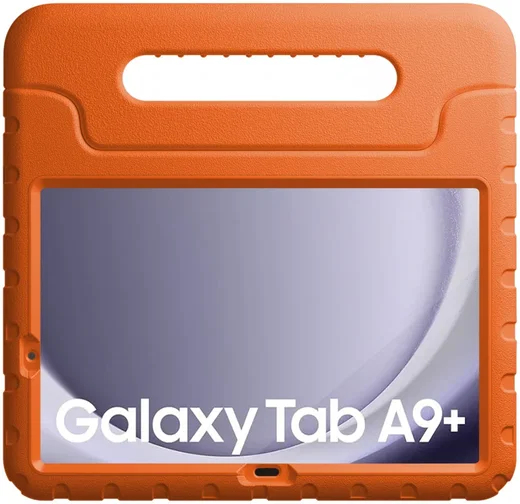 HappyCase Candy+ Tab A11+/A9+ Kinder Hoes met Screenprotector Oranje afbeelding 12