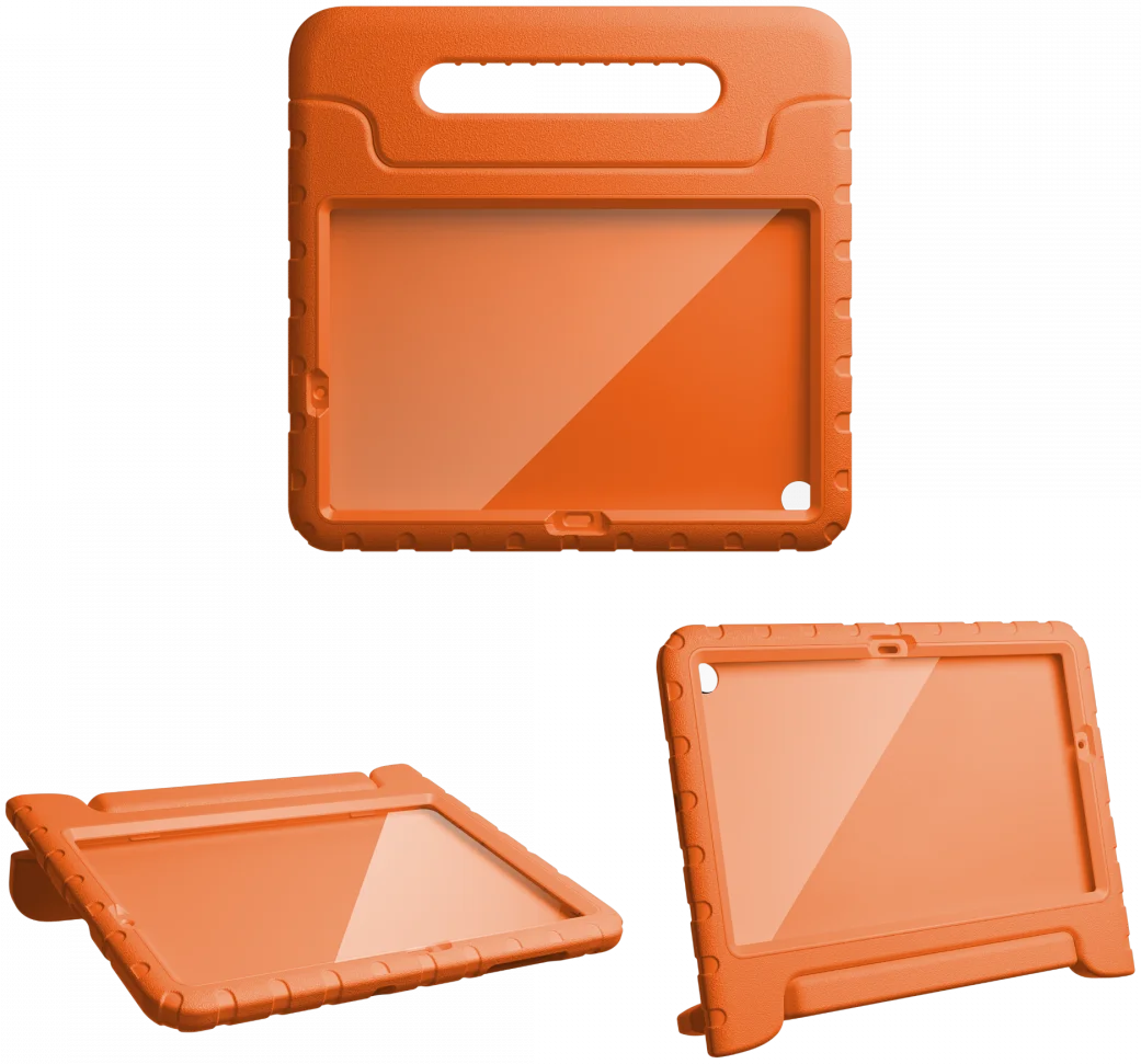 HappyCase Candy+ Tab A11+/A9+ Kinder Hoes met Screenprotector Oranje afbeelding 11