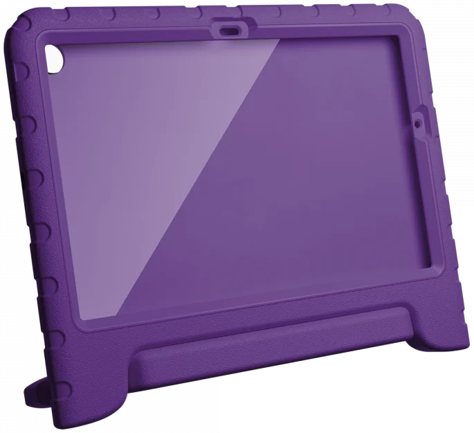 HappyCase Candy+ Tab A11+/A9+ Kinder Hoes met Screenprotector Paars afbeelding 16