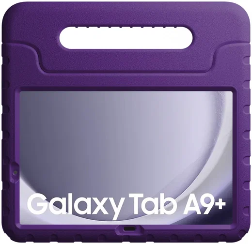 HappyCase Candy+ Tab A11+/A9+ Kinder Hoes met Screenprotector Paars afbeelding 12