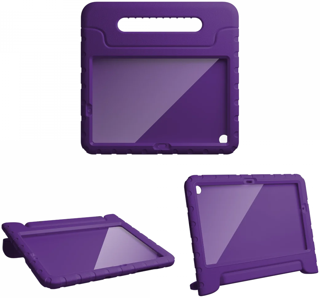 HappyCase Candy+ Tab A11+/A9+ Kinder Hoes met Screenprotector Paars afbeelding 11