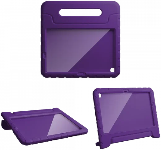 HappyCase Candy+ Tab A11+/A9+ Kinder Hoes met Screenprotector Paars afbeelding 11