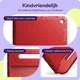 HappyCase Candy+ Samsung Tab A11 /Tab A9 Kinder Hoes met Screenprotector Rood afbeelding 2