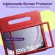 HappyCase Candy+ Samsung Tab A11 /Tab A9 Kinder Hoes met Screenprotector Rood afbeelding 5