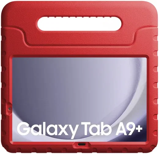 HappyCase Candy+ Samsung Tab A11 /Tab A9 Kinder Hoes met Screenprotector Rood afbeelding 12