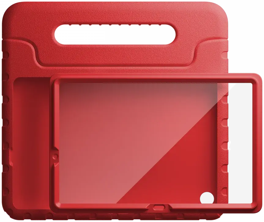 HappyCase Candy+ Samsung Tab A11 /Tab A9 Kinder Hoes met Screenprotector Rood afbeelding 17