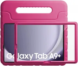 HappyCase Candy+ Tab A11+/A9+ Kinder Hoes met Screenprotector Roze afbeelding