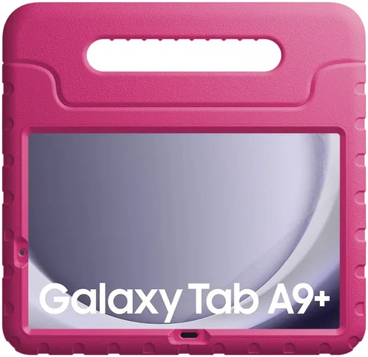 HappyCase Candy+ Tab A11+/A9+ Kinder Hoes met Screenprotector Roze afbeelding 12