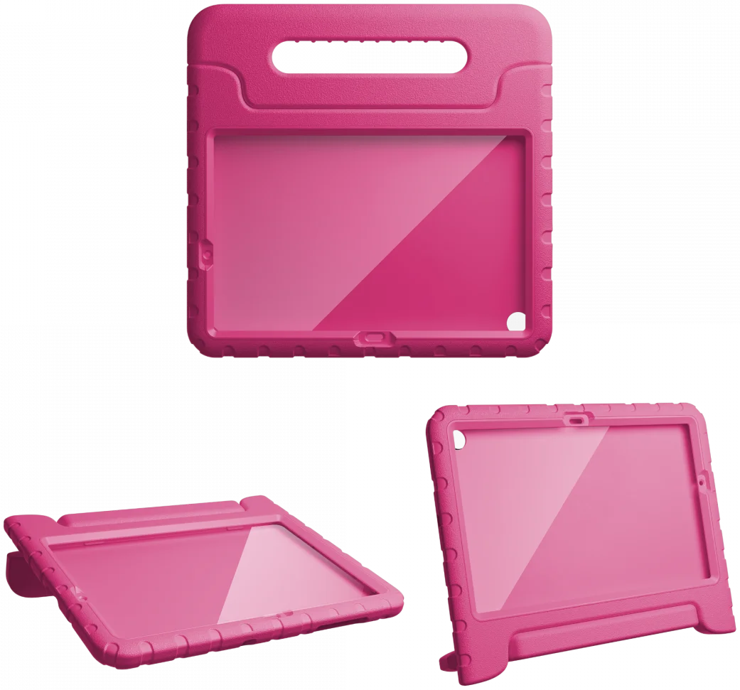 HappyCase Candy+ Tab A11+/A9+ Kinder Hoes met Screenprotector Roze afbeelding 11