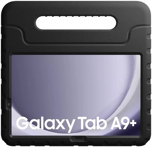 HappyCase Candy+ Tab A11+/A9+ Kinder Hoes met Screenprotector Zwart afbeelding 12